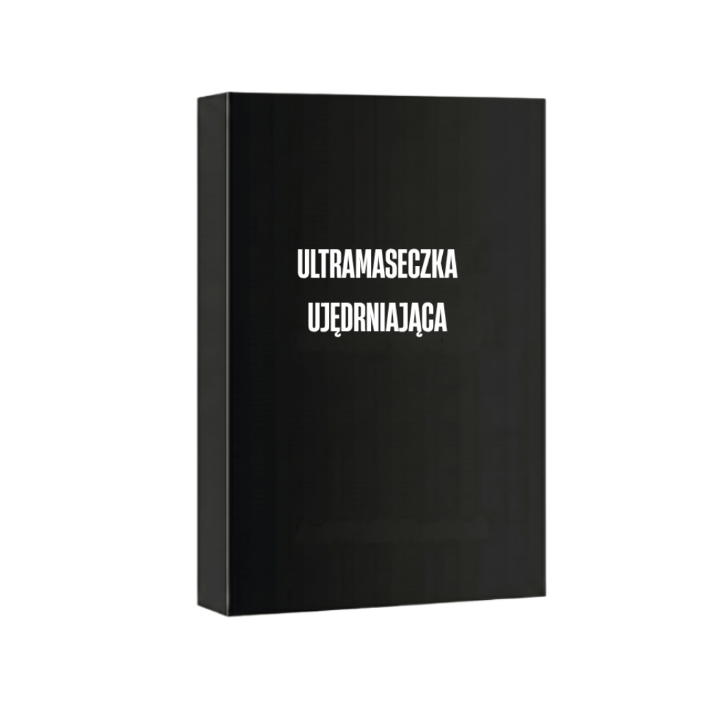 Opakowanie ultramaseczki ujędrniającej, produktu do pielęgnacji twarzy.