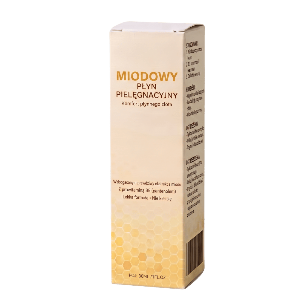 Premiumowy płyn do pielęgnacji z miodem