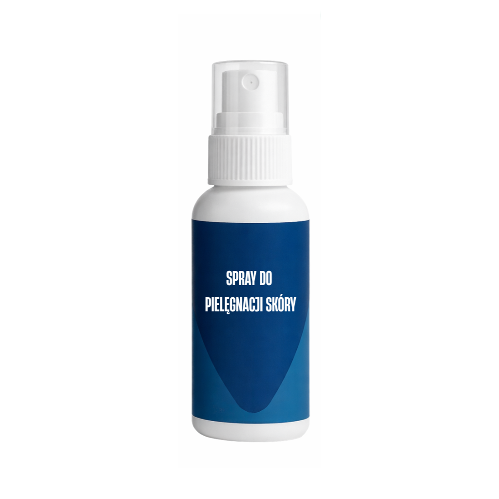 Spray do pielęgnacji skóry w butelce, idealny do codziennej rutyny pielęgnacyjnej.