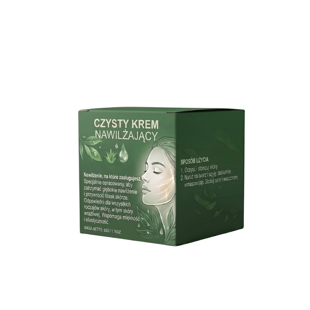 Czysty krem nawilżający