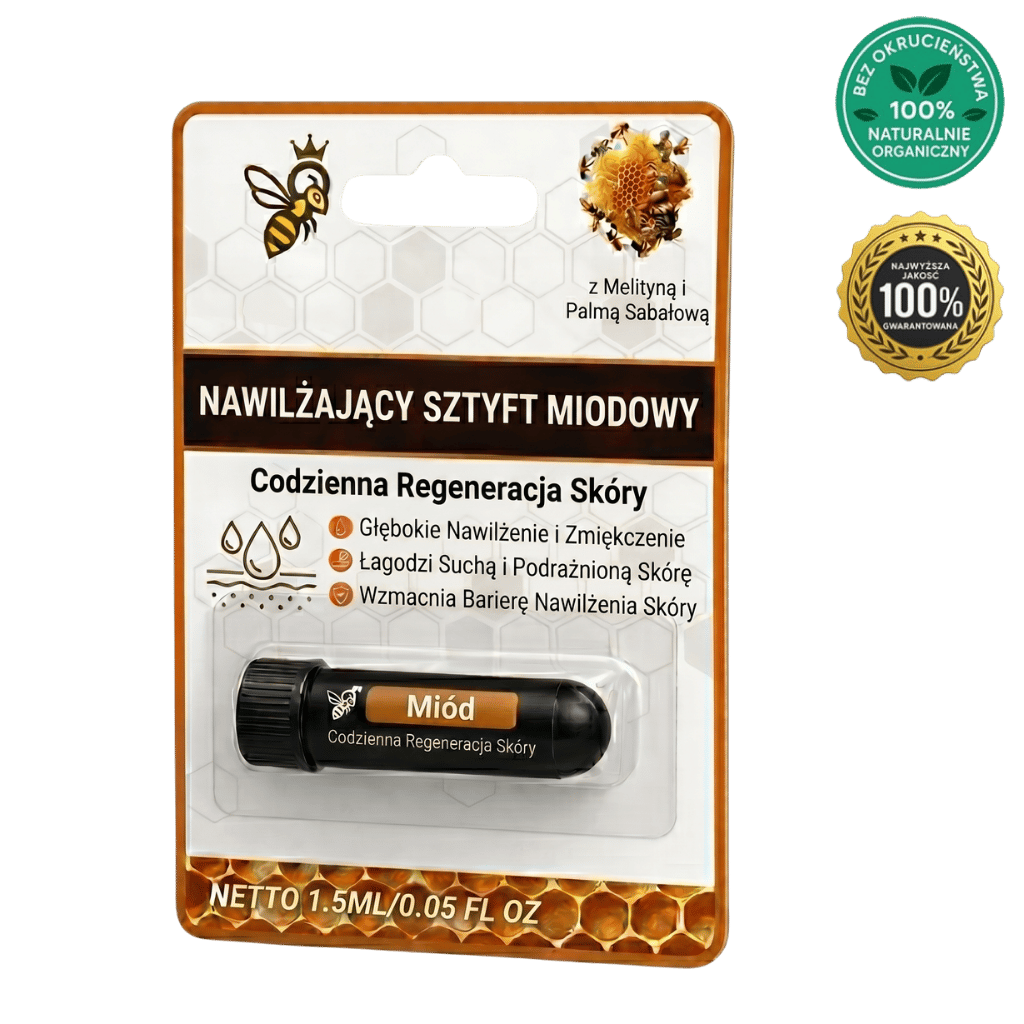 Nawilżający sztyft miodowy