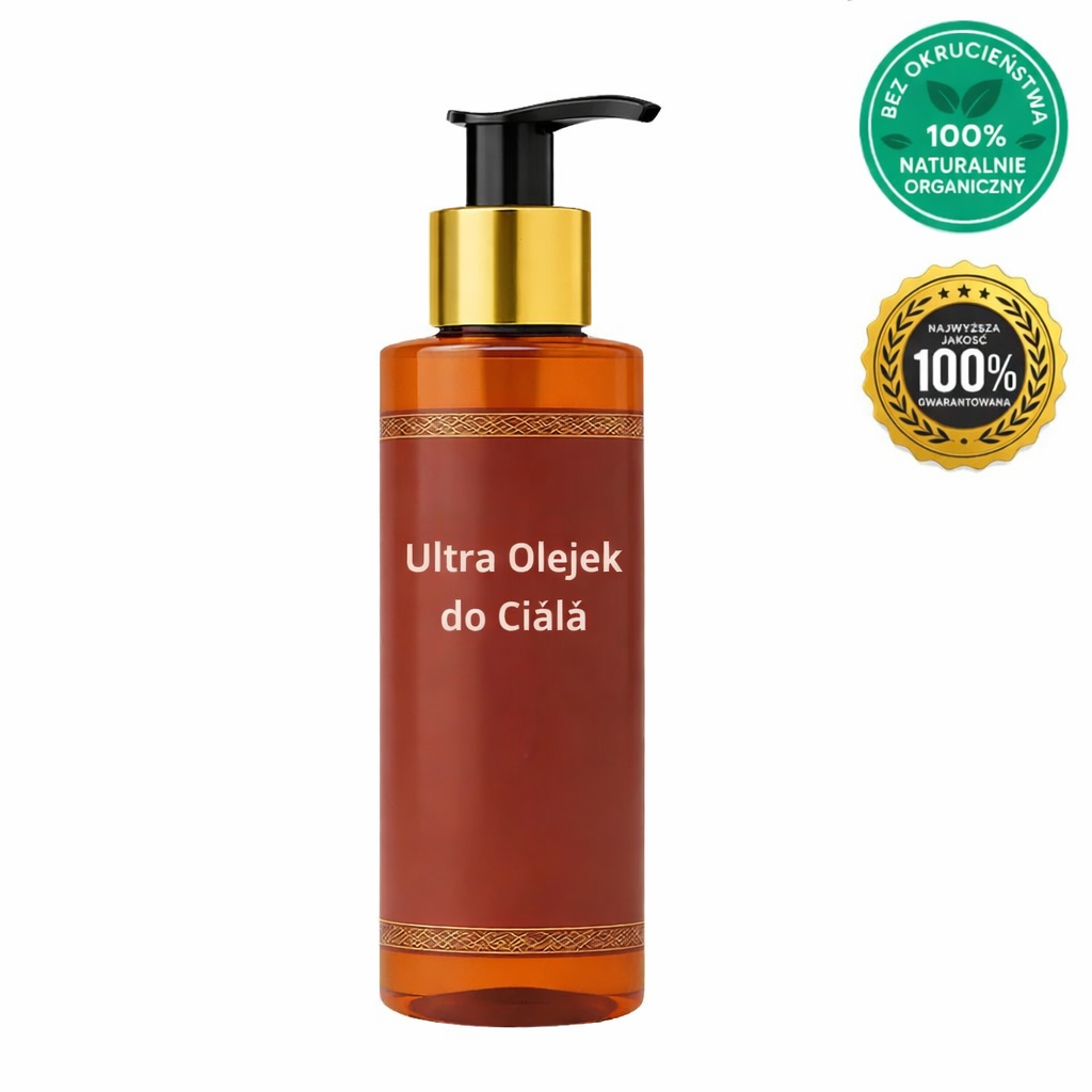 Butelka Ultra Olejek do Ciała, lekki olejek kosmetyczny inspirowany naturą, 100% naturalny