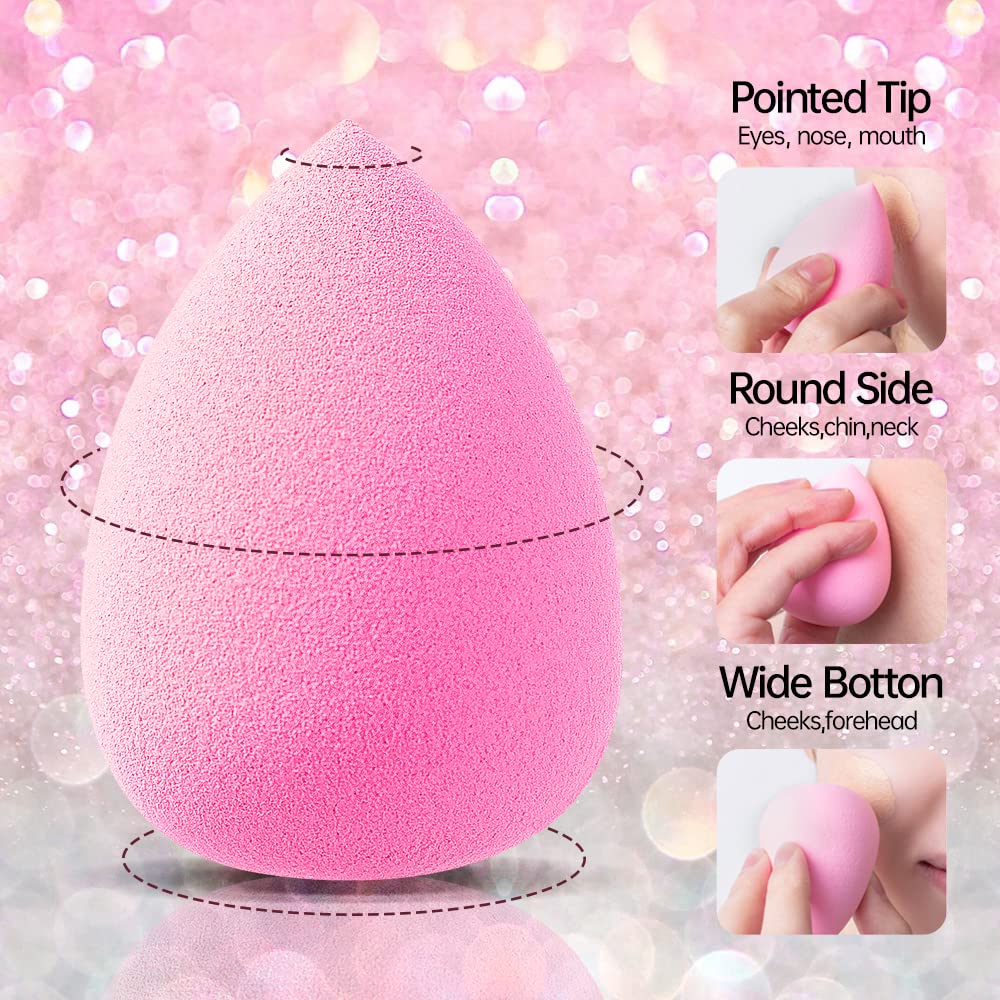 Biala – Gąbka do Makijażu Beauty Blender z ergonomiczną strukturą do równomiernego nakładania makijażu.