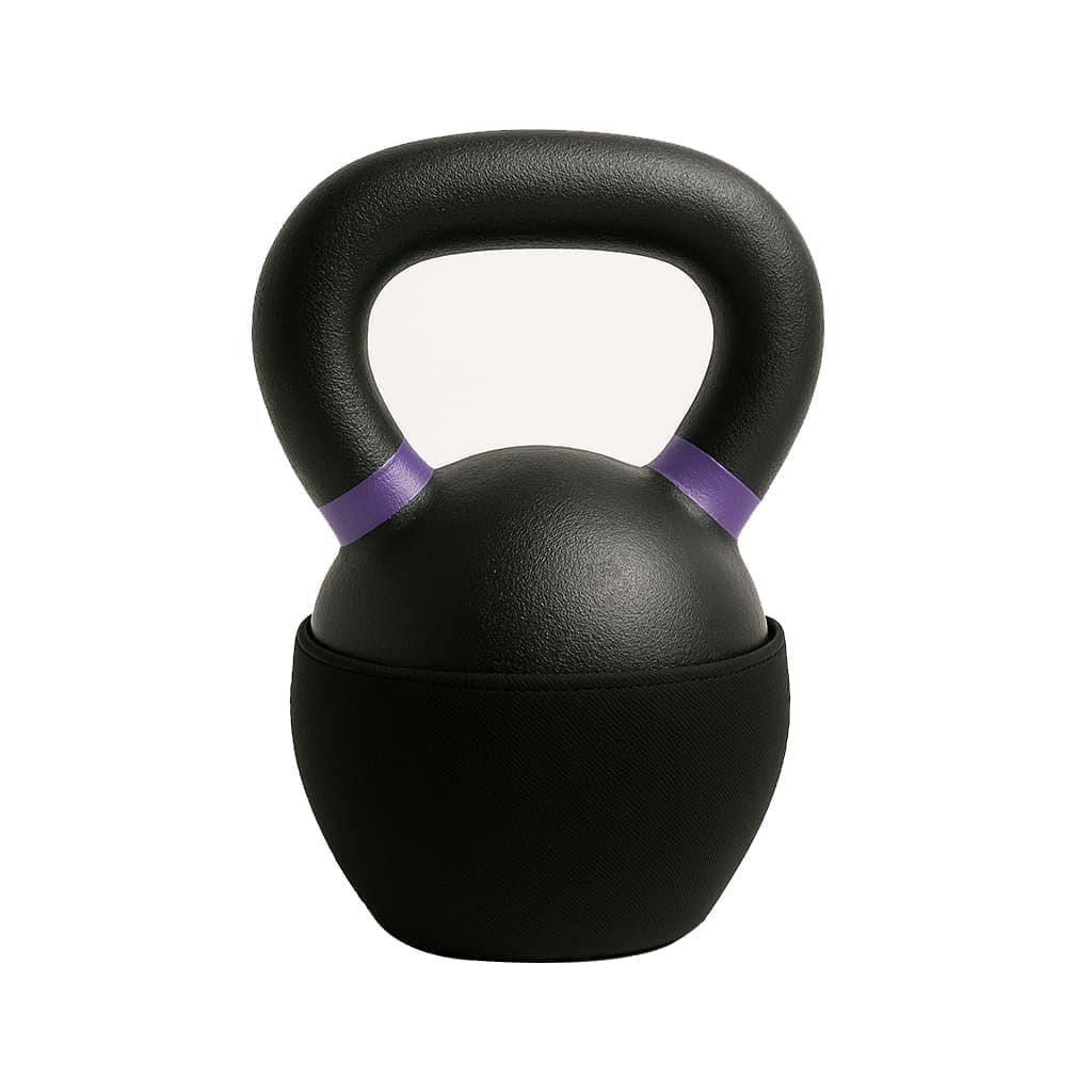 Biała Siłobell – nowoczesny kettlebell do efektywnego treningu siłowego z ergonomicznym uchwytem