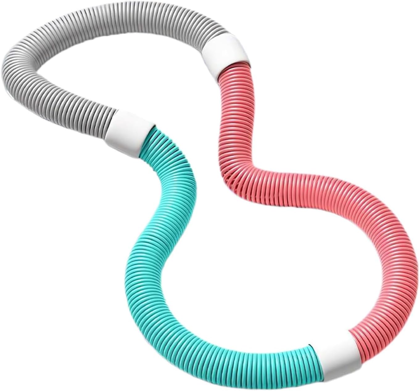 Biala SlimHoop Pro składany hula-hoop do efektywnego modelowania sylwetki w kolorach różowym i niebieskim.
