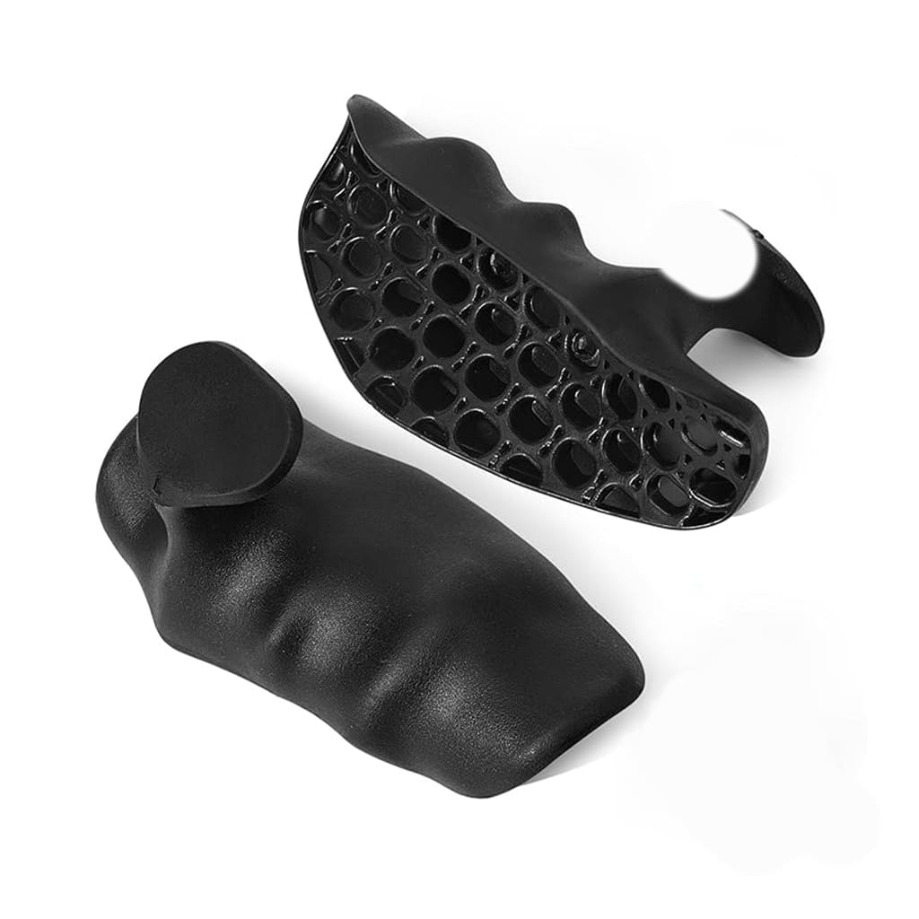 Biała GripGuard - ergonomiczne, oddychające rękawice do treningu siłowego, zapewniające antypoślizgowy chwyt.